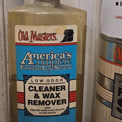 Large Lot of Stains, Sealants, and Removers