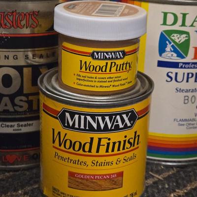 Large Lot of Stains, Sealants, and Removers