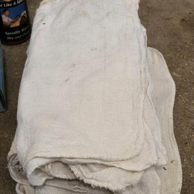Large Lot of Shop Towels, Tack Cloth, Latex Gloves and More