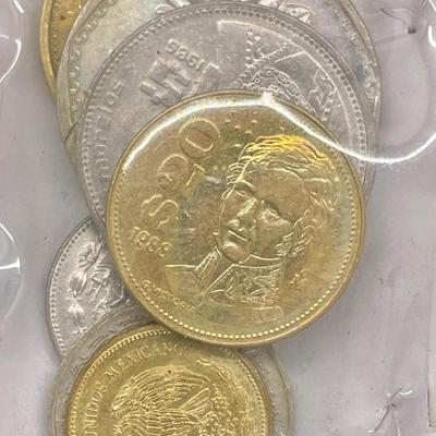 Lot of Collectible Coins from Mexico