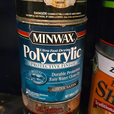 Stains, Polyurethane, and Contact Cement