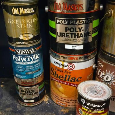 Stains, Polyurethane, and Contact Cement