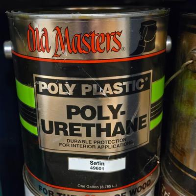 Stains, Polyurethane, and Contact Cement