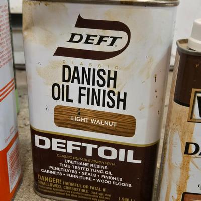 Large Lot of Oils, Thinners, Marking Chalk & More