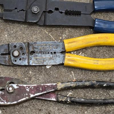 Wire Striping Tools and Pliers Lot