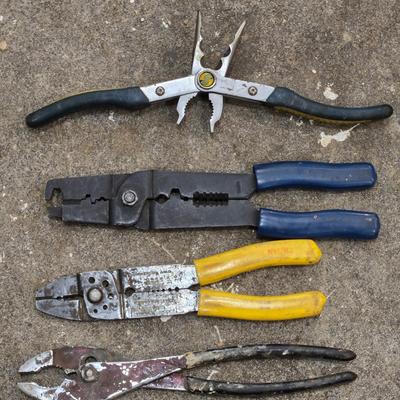 Wire Striping Tools and Pliers Lot