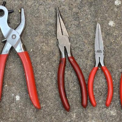 Red Rubber Handle Wire Tools