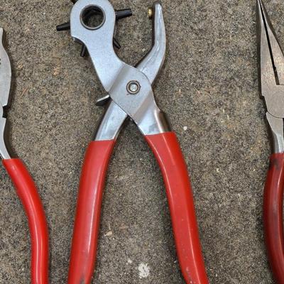 Red Rubber Handle Wire Tools