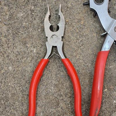 Red Rubber Handle Wire Tools