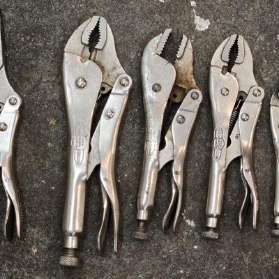 Varying Size Vice Grips