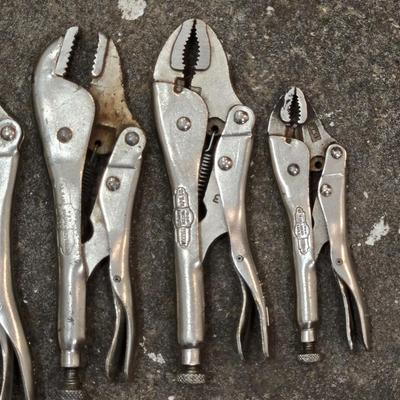 Varying Size Vice Grips