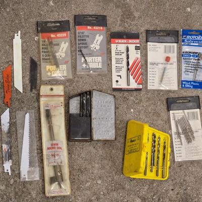 Drill Bits and Saw Blades Lot