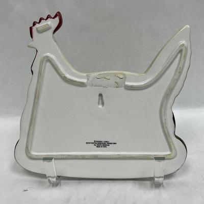 Warren Kimble Porcelain Chicken Wall Art