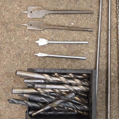 Large Lot of Varying Size Drill Bits