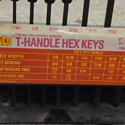 T Handle Hex Keys Set