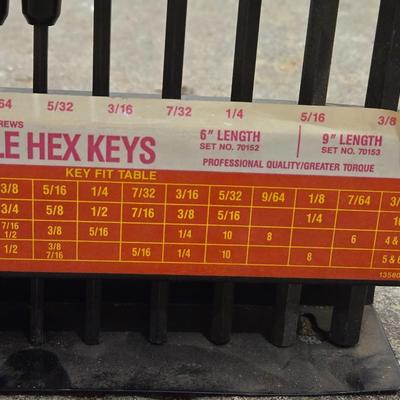 T Handle Hex Keys Set