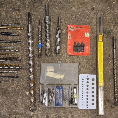 Mixed Lot of Drill and Auger Bits