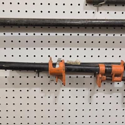 Large Lot of Pipe Clamps