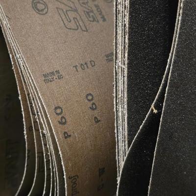 Large Lot of Sanding Belts of Various Grits