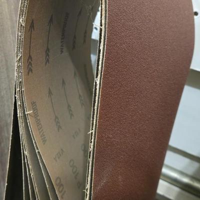 Large Lot of Sanding Belts of Various Grits