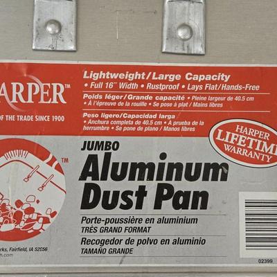 16" Wide Aluminum Dust Pan