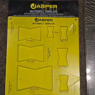 Miter, Butterfly Template and Lewin Router Compass