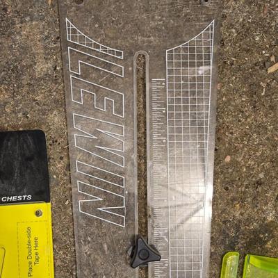 Miter, Butterfly Template and Lewin Router Compass