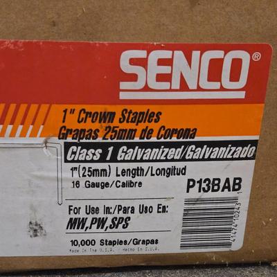 Senco Large Box of 1" Crown Staples