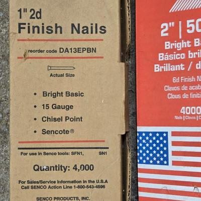 Large Lot of SENCO Nails for Pneumatic Tools