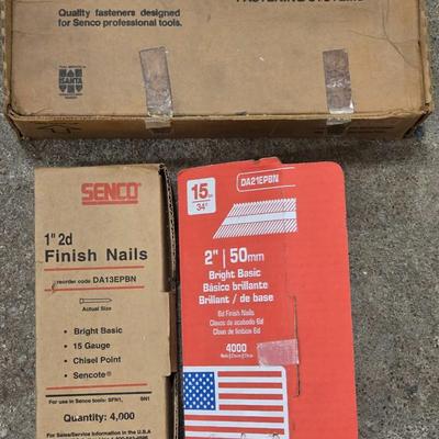 Large Lot of SENCO Nails for Pneumatic Tools