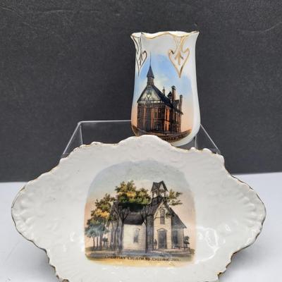 Various Vintage Vanity Decor