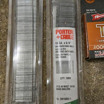 Lot of Staples and Nails for Pneumatic Tools