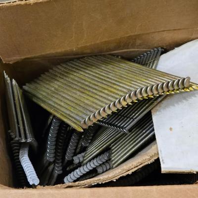 Lot of Staples and Nails for Pneumatic Tools