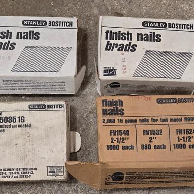 Finishing Nails and Staples for Pneumatic Tools