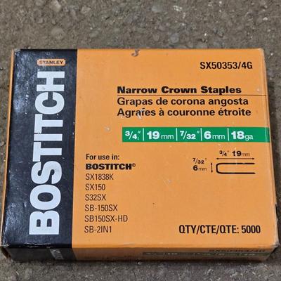4 Boxes of Bostitch Staples