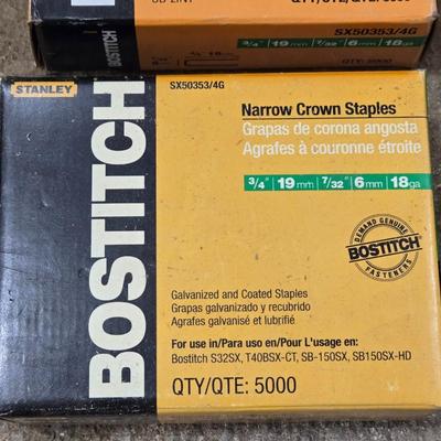 4 Boxes of Bostitch Staples