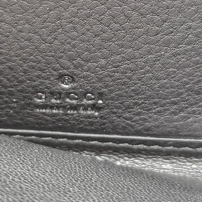 Vintage Gucci GG Tassel Black Leather Wallet