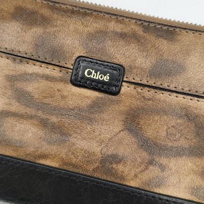 Authentic Chloe Animal Print Leather Wallet