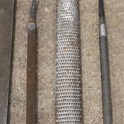 Mixed Lot of Metal Files and Planer Knives