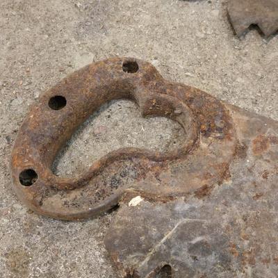 (2) Antique All Metal Saws