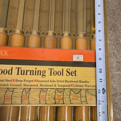 New in the Package Buck Bros. 8 piece Wood Turning Tools
