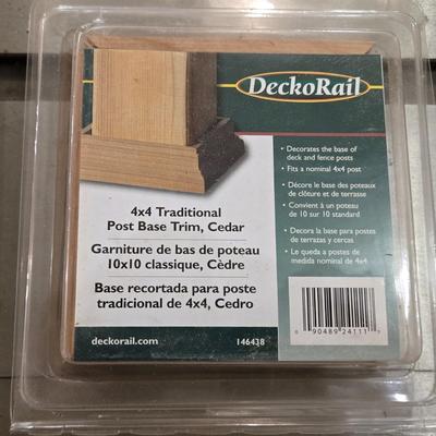4 Packages of New Post Base Trim