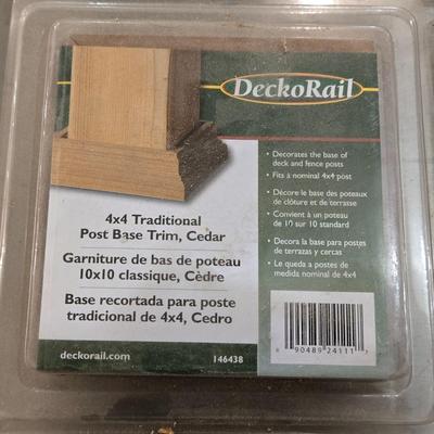 4 Packages of New Post Base Trim