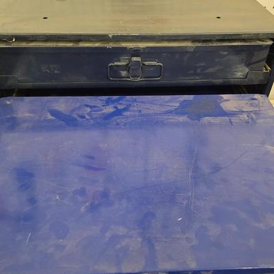 Metal Napa 4 Drawer Organizer filled with Hardware