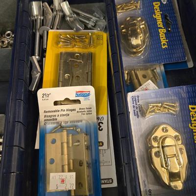 Metal Napa 4 Drawer Organizer filled with Hardware