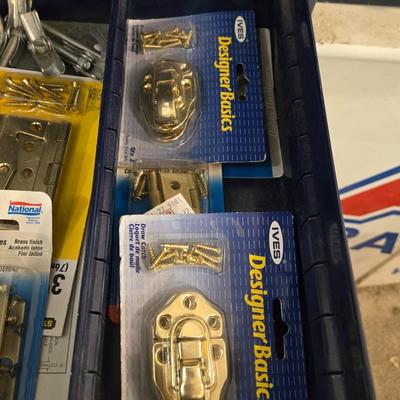 Metal Napa 4 Drawer Organizer filled with Hardware