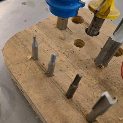 Mixed Bits with a Wood Base Organizer