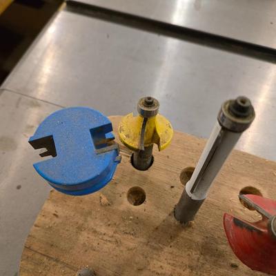 Mixed Bits with a Wood Base Organizer