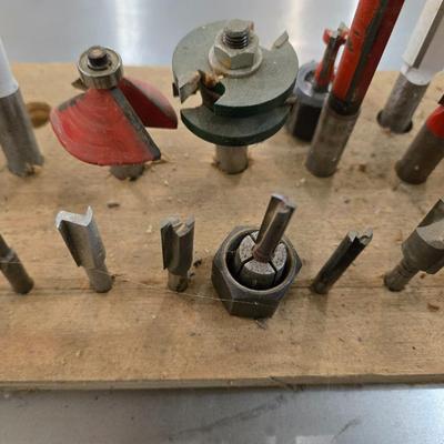 Mixed Bits with a Wood Base Organizer