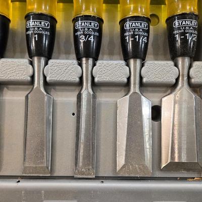 Stanley Chisel Set in the Case
